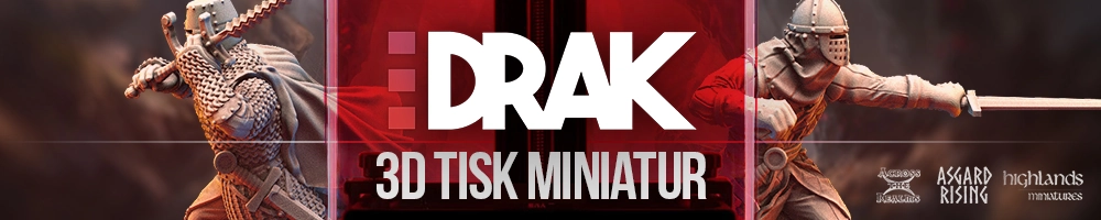 Červený Drak 3D tisk