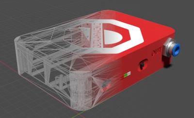 3D model simulátoru krvácení